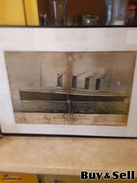1912 Original TITANIC poster