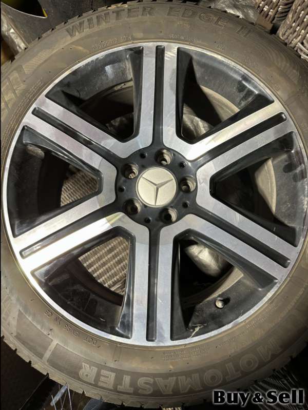P235 55 19 Winter Tires and  Mercedes Benz Rims
