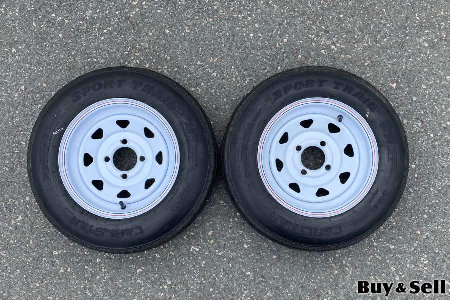 5.30 -12 4 bolt Trailer Tire Assembly