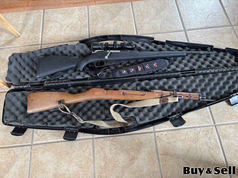 7.62 mm rifle, polish mosin nagant wz44,