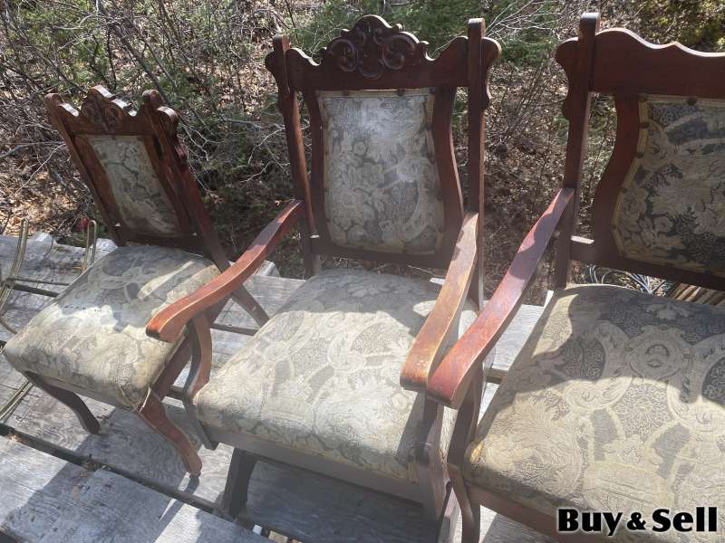 Antique love seat ,rocking chair,chair