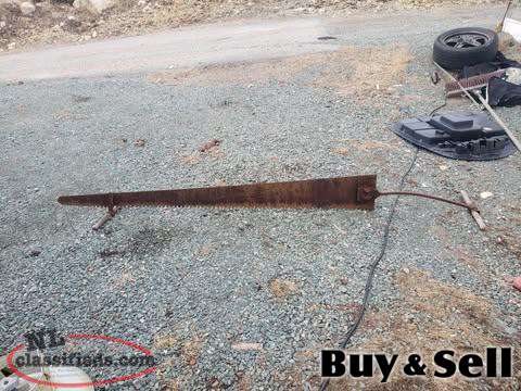 Antique Newfoundland pitsaw 8 ft