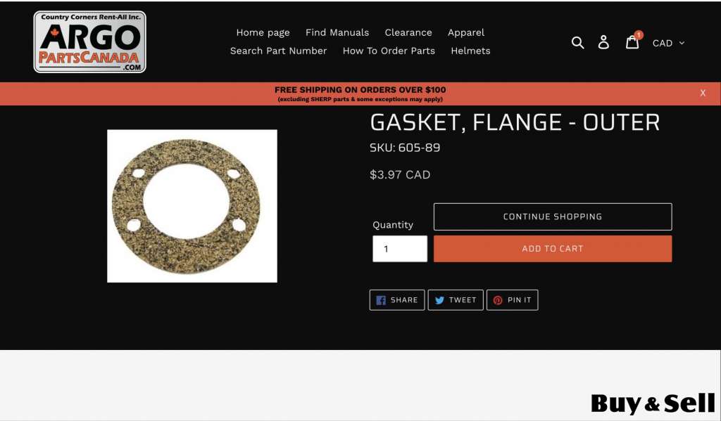 Argo Axle Cork Gaskets