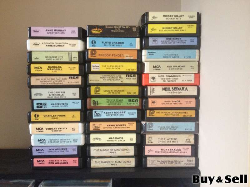 Assorted 8-Tracks $5 each