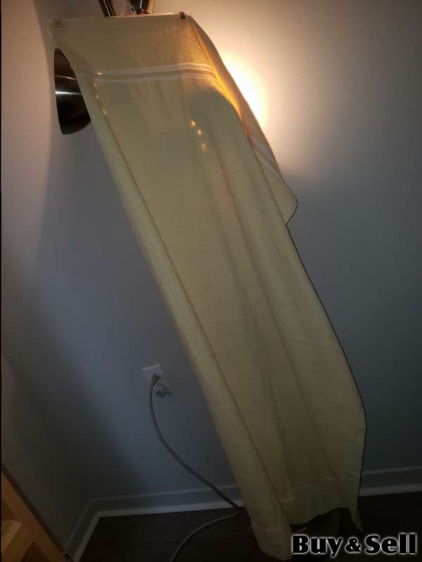 Bath towel yellow 58 x 29 $5.80