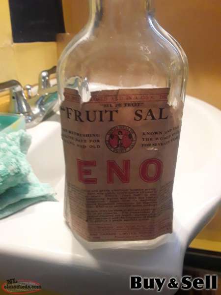 Eno Effervescent Salt Bottle 1920s