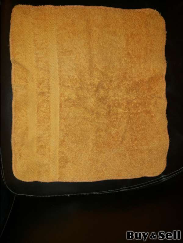 Facecloth orange 13 x 12 $1.30