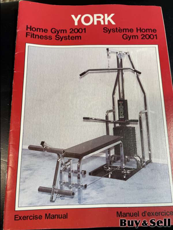 York 2001 best sale multi gym manual