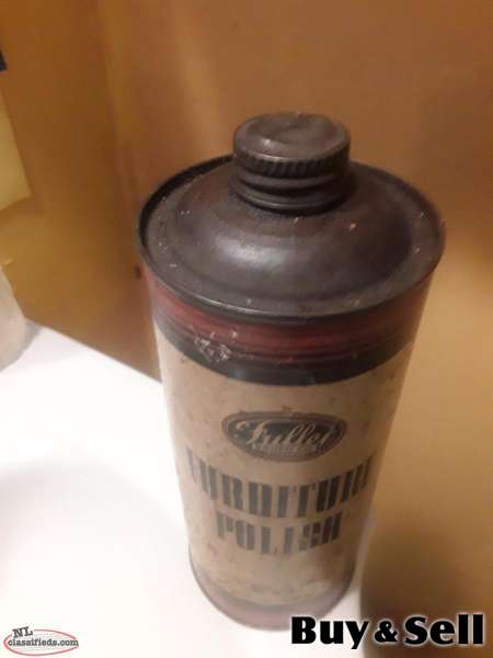 Fuller Polish tin, cone top