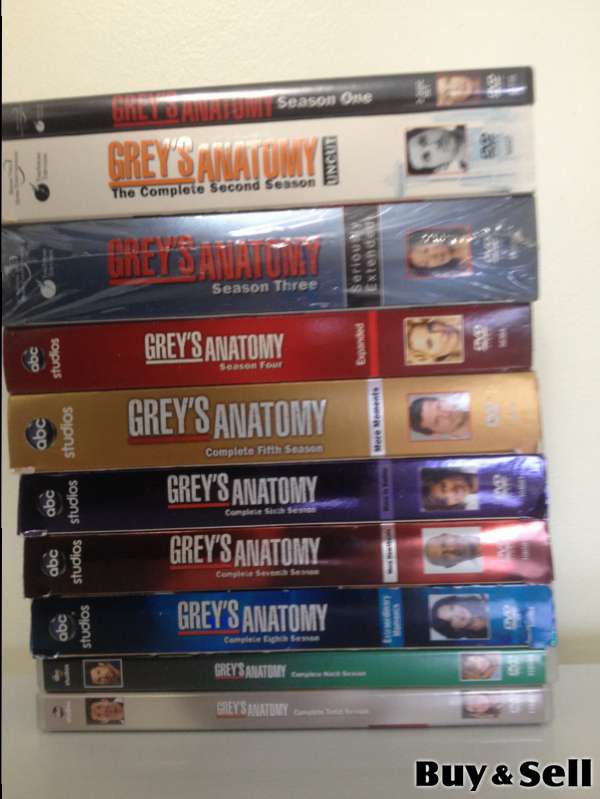 GREYS ANATOMY TV SERIES BOX SETS $60 FIRM!