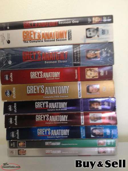 GREYS ANATOMY TV SERIES BOX SETS $60 FIRM!