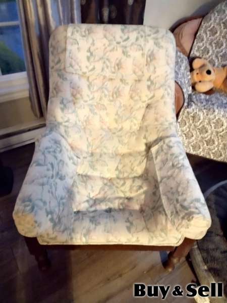 High Back Chair w/ Arm Covers