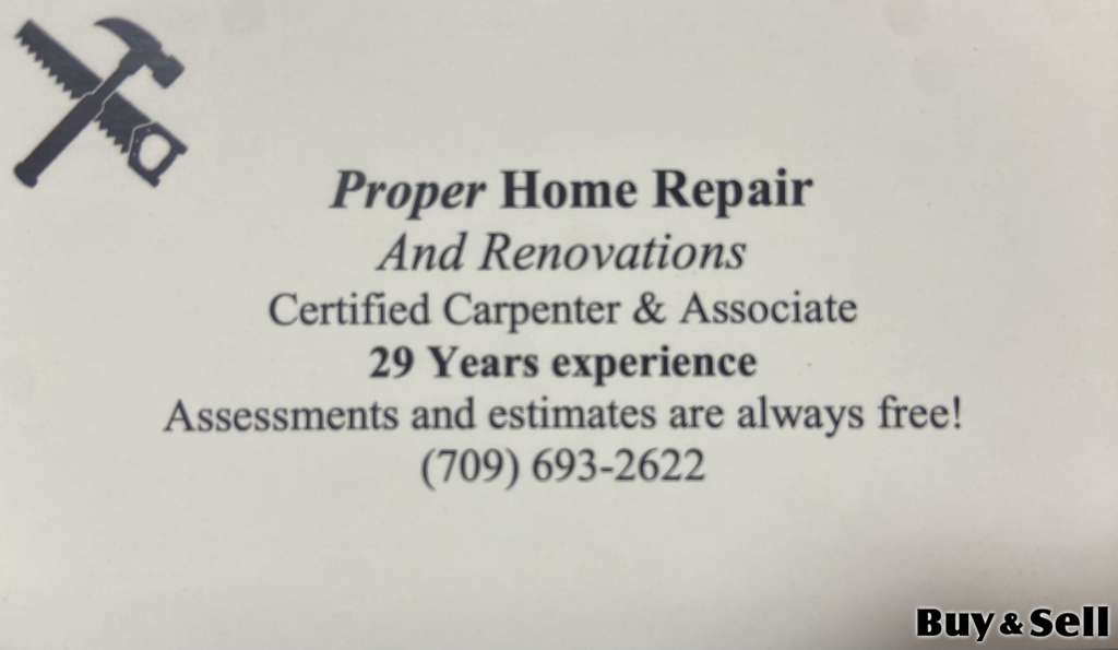 Home Repair, Renos, and New Construction