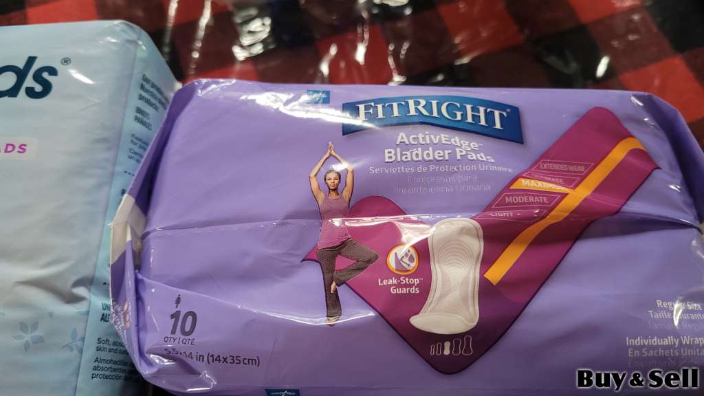 ( NEW) FITRIGHT BLADDER CONTROL PADS KELLIGREWS PI