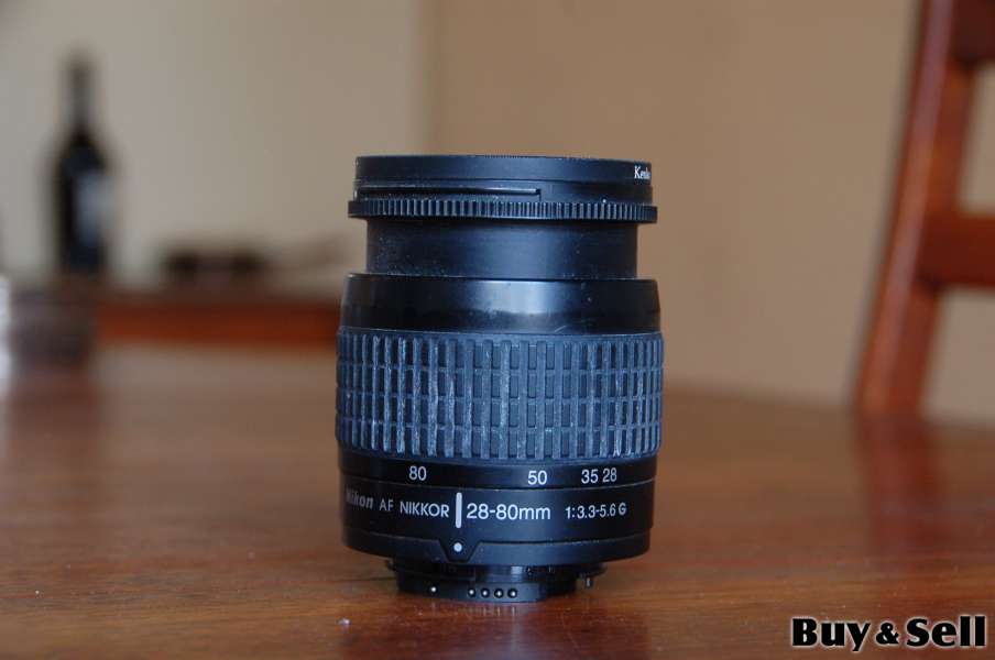 NIKON 28mm - 80mm LENS FITS  35MM SLR FILM CAMERA