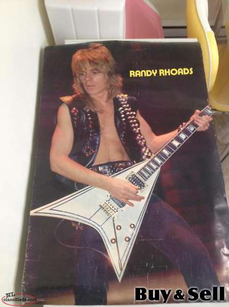 RANDY RHOADS POSTERS and Memorabilia
