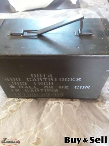 Reproduction WW2 AMMO STEEL BOX