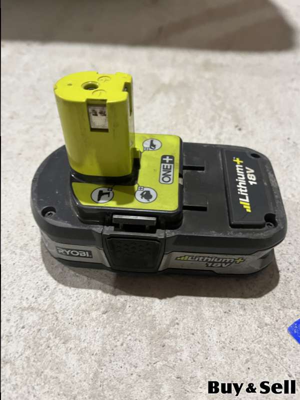 RYOBI 18V LITIUM+ BATTERY FOR SALE