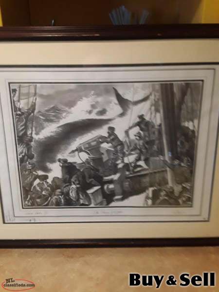 signed whaling John Hayward, LTD ED.