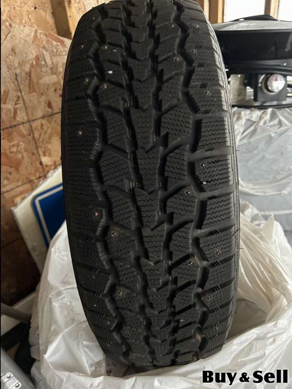 Studded snow tires