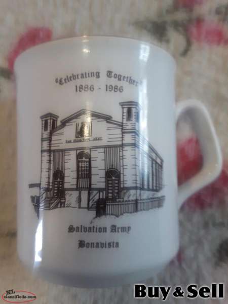 VTG Bonavista Salvation Army Mug 1886-1986