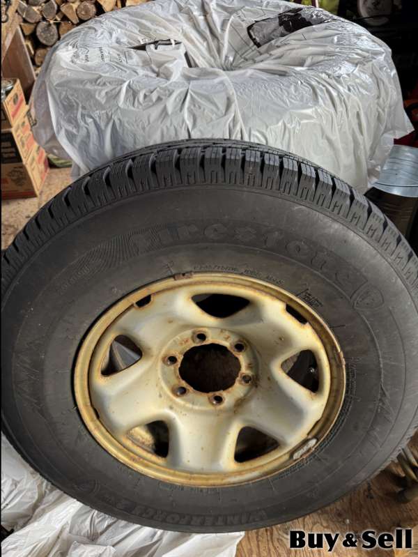 Winter Tacoma Tires on Rims