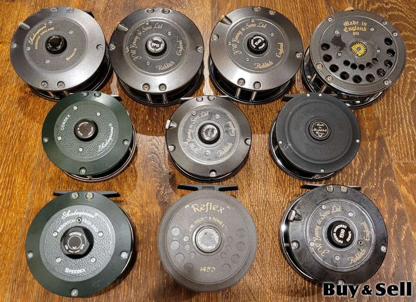 Jw young Salmon and Trout fly fishing reels