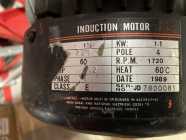 1-1/2 HP 220v Electric Motor - Photo 1 of 2