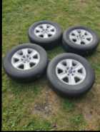 1/2 thread W tires with Ford alloy rims