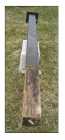 1 Reclaimed fence post   6" by 6" by 7' 6"