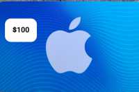 $100 Apple Store gift card!