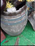 $100 FIRM:::Smaller Vintage Whiskey Barrel Keg 