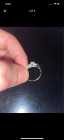  10kw FIRST LOVE Promise Ring. SILVER - Photo 1 of 4