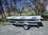 14ft aluminum boat and trailer 