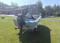 15 foot Aluminum boat and motor  - Photo 2 of 4