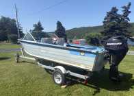15 foot Aluminum boat and motor  - Photo 3 of 4