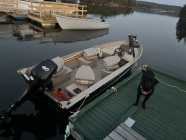 16-1/2 ft boat motor and trailer package