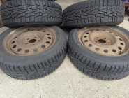 16" Winter Tires with Rims and Winter Lugs - Photo 1 of 9