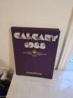 Calgary 1988 Olympic Winter Games hard cover book, ...