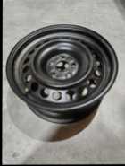 17 Inch Black Steel Toyota Rims
