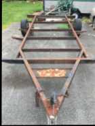 17 ft Trailer chassis, Box length 152 1/2 " ...202" ...