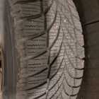 17" winter tires with rims.