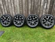 4 Bridgestone Alenza Tires and Aluminum Rims from a ...