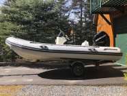 with 40hp Mercury 4-stroke EFI engine and Kavaran trailer, ...