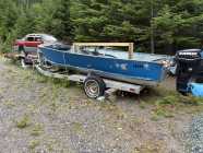 18ft Aluminum Boat with Motor - Photo 1 of 4