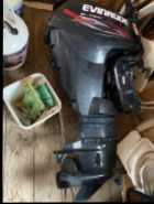 19 ft transom dory and 15 hp outboard e-tec - Photo 2 of 3