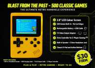 2 PLAYER HANDHELD GAMING UNIT, WITH 500 GAMES - Photo 2 of 6
