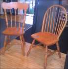 2 SOLID WOOD CHAIRS - Photo 1 of 3