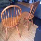 2 SOLID WOOD CHAIRS - Photo 2 of 3