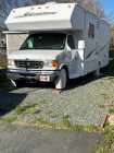Motorhome. Approx. 90,000km.  has a bathroom, stand ...